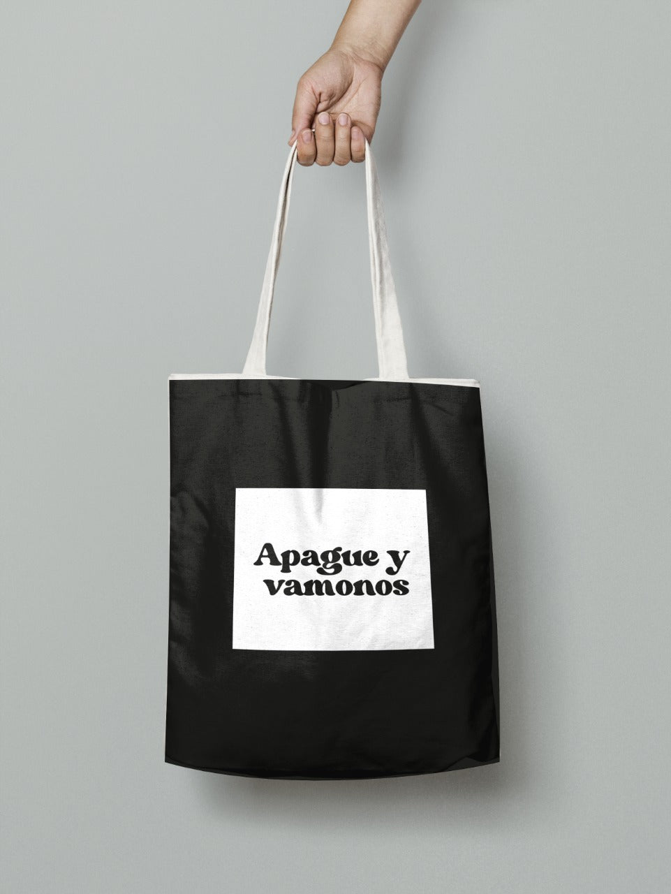 Tote bag Apague y vámonos